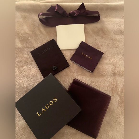 LAGOS Two Tone Cuff Bracelet. - Picture 6 of 7